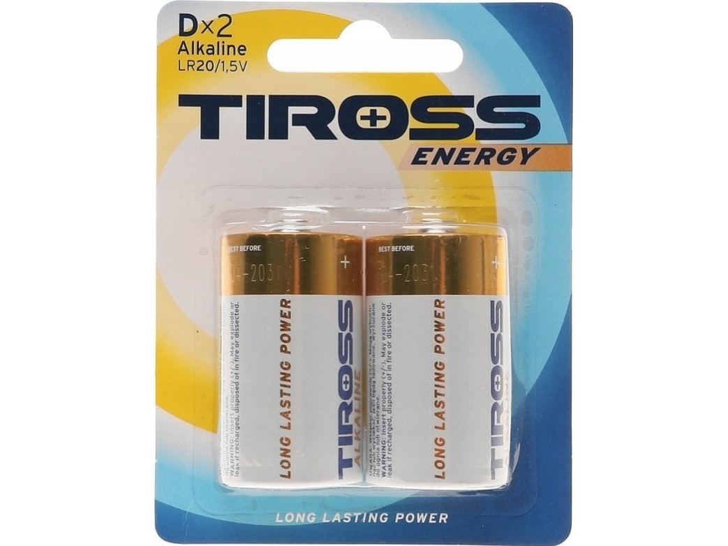 Tiross Tiross Batterie Alkaiczne Lr20 2Szt.