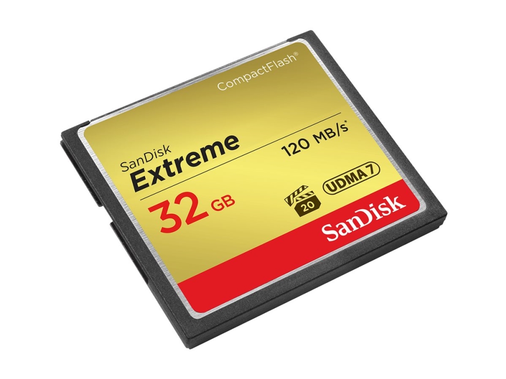 SanDisk Extreme - Flash-minneskort - 32 GB - 567x - CompactFlash | Tele & GPS - Mobil tillbehör - Minneskort | GameStuff