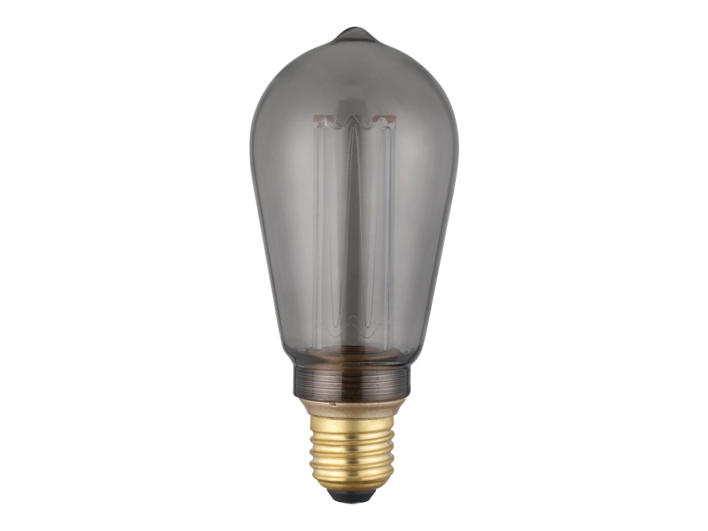 Eglo E27 Led St64 Rauchfarbene Tropfen-Dekoglühbirne Mit Warmweißem Licht