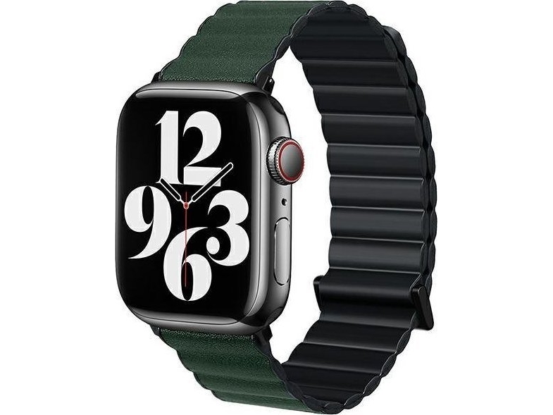 Beline Armband Apple Watch Magnetic Pro 42/44/45/49Mm Schwarz/Grün Schwarz/Grün Box