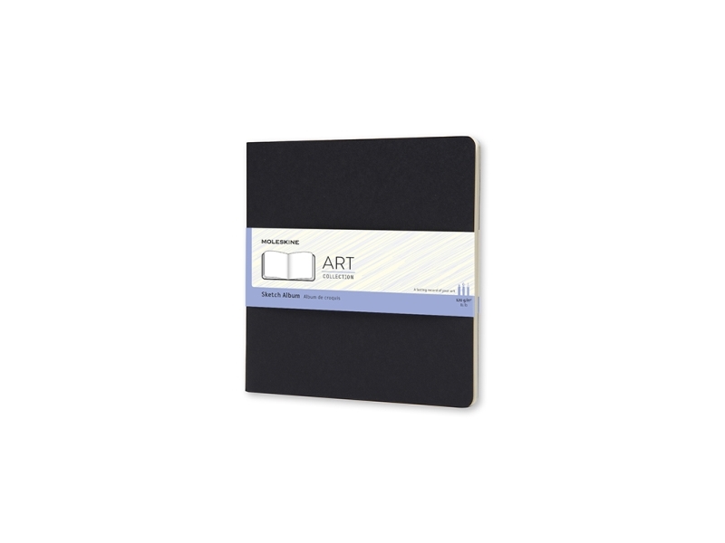 Moleskine Art, Monokromatiskt, Svart, 88 ark, 120 g/m ^, Mjukt omslag, Universal | Skola & Hobby - Skolböcker & kalkylblad - Lösa ark och block | GameStuff