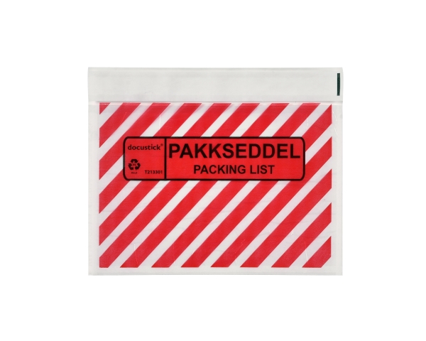 Følgeseddellomme C6 Med Tryk 1000st | Papper & Emballage - Kuvert & påsar - Leveransnotering kuvert | GameStuff