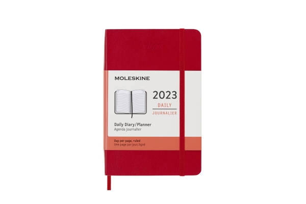 Classic Soft 12M Daily Pocket Rød2023