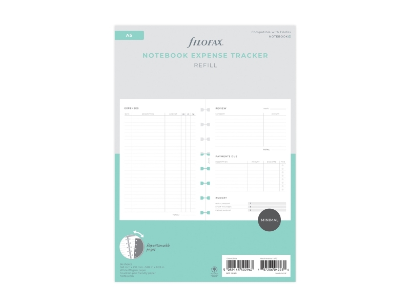 Budget Planner Notesbog Refill A5