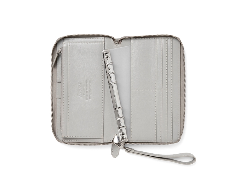 Filofax Malden System Kalender Personal Compact Zip Stone