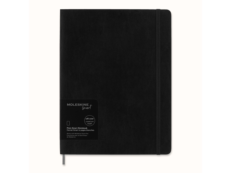 Smart Notesbog Soft Blank Xl Sort