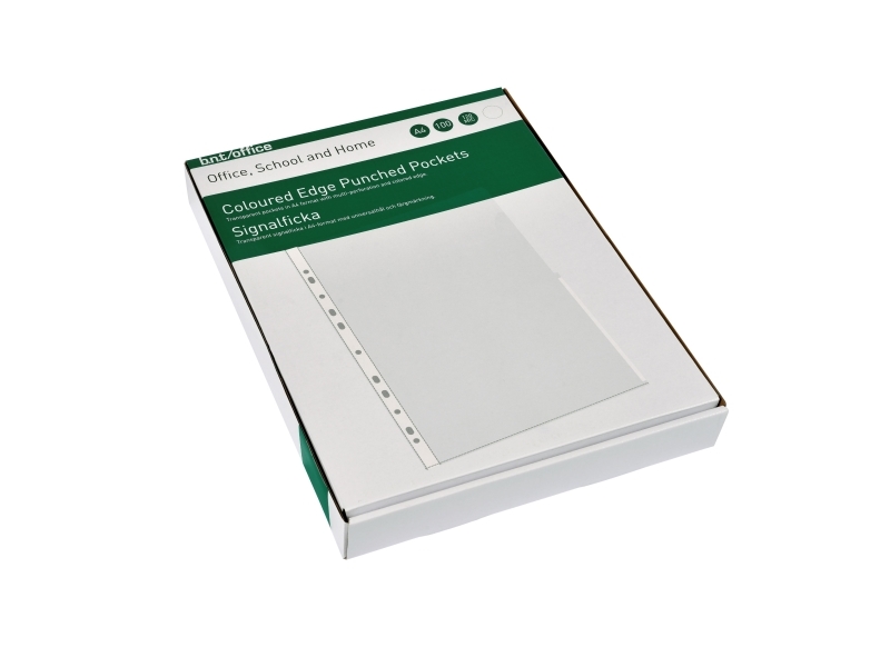 Signallomme A4 PP 120 Micron 100 Pakke Hvid