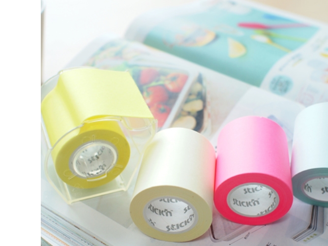 Note Roll Extra Sticky 50X10mtr, Gul Neon