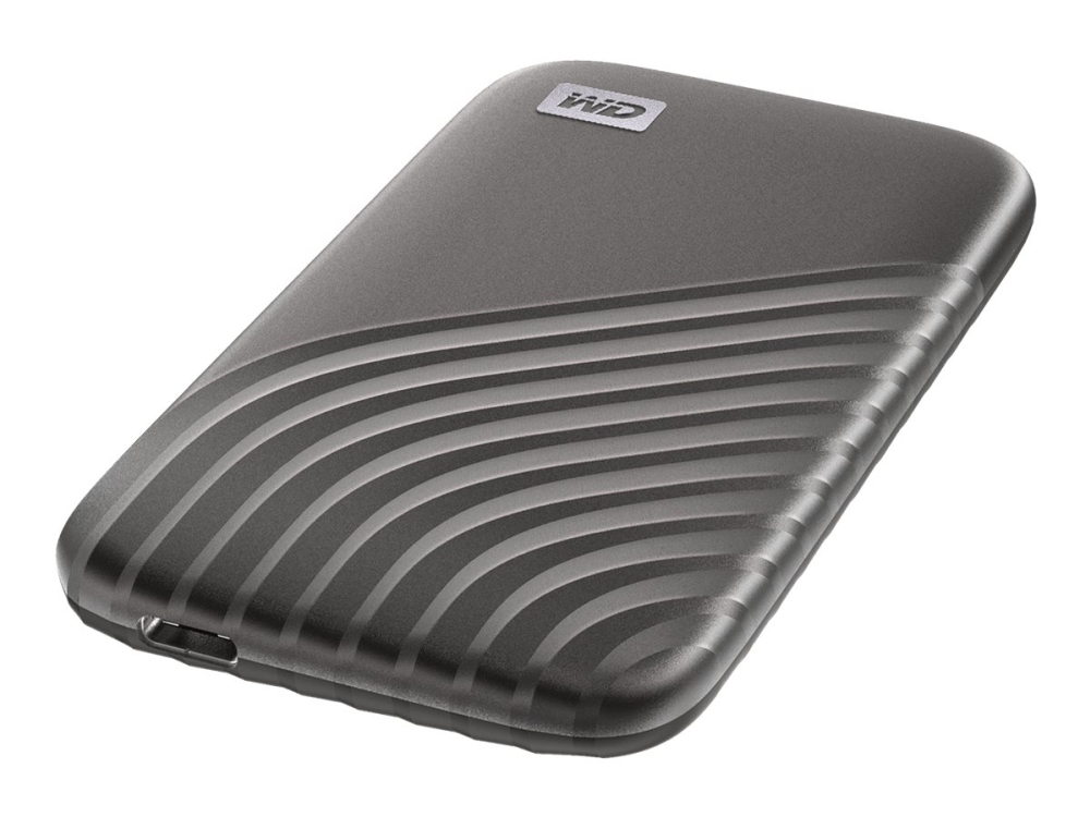 Wd My Passport Ssd Wdbagf0040bgy - Ssd - Krypteret - 4 Tb - Ekstern (Bærbar) - Usb 3.2 Gen 2 (Usb-C Stikforbindelse) - 256-Bit Aes - Grå