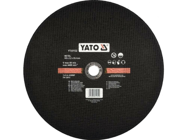 Yato Metal Cutting Disc 355x3.2x25.4mm (YT-61132)