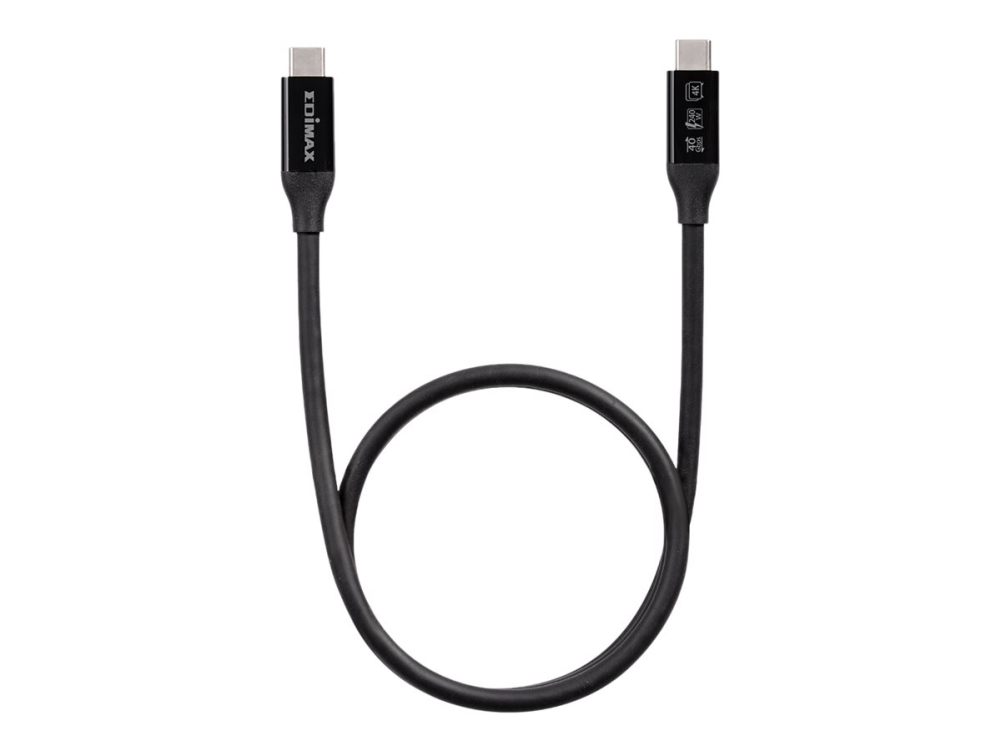 Edimax Uc4, Männlich, Männlich, 0,5 M, 40 Gbit/S, Schwarz, 240 W