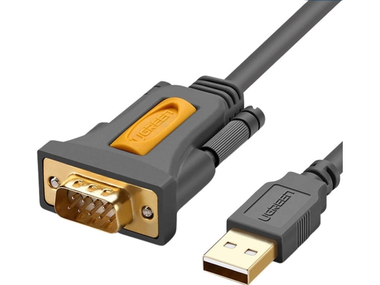 Ugreen USB-A - RS-232 kabel 1 m svart (20210B) | Datortillbehör - Kablar & adaptrar - Bildkablar | GameStuff