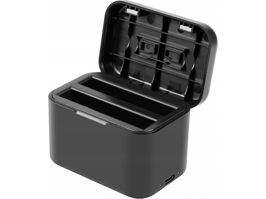 Laddningsfodral för batterier och minneskort PULUZ för Insta360 X4 (svart) | Foto och video - Videokamera - Actionkamera tillbehör | GameStuff