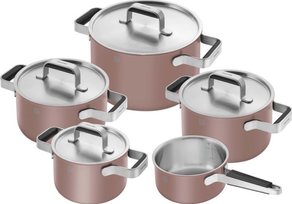 Zwilling Pure Kochgeschirrset 5-Tlg. 18/10 Rosa