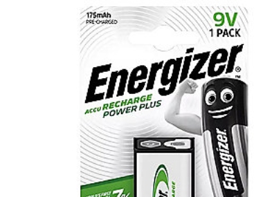 Energizer Accu Recharge Power Plus - Batterie 9V - Nimh - (Wiederaufladbar) - 175 Mah