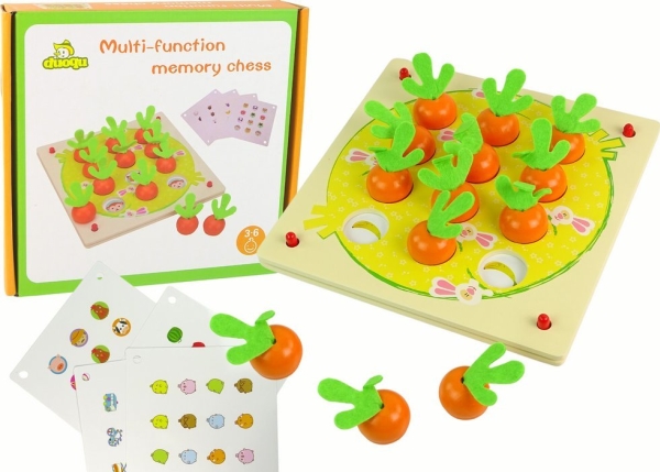 Leantoys Hukommelsesspil Memory Med Træ Gulerødder