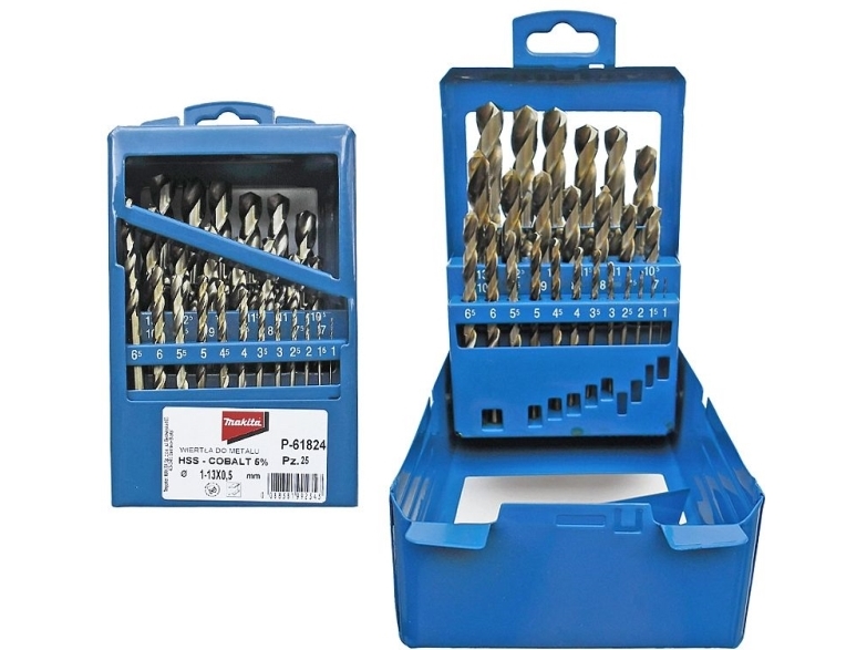 Grąžtas Makita Rinkinys Grąžtų Do Metalu Hss-Co5 25Szt