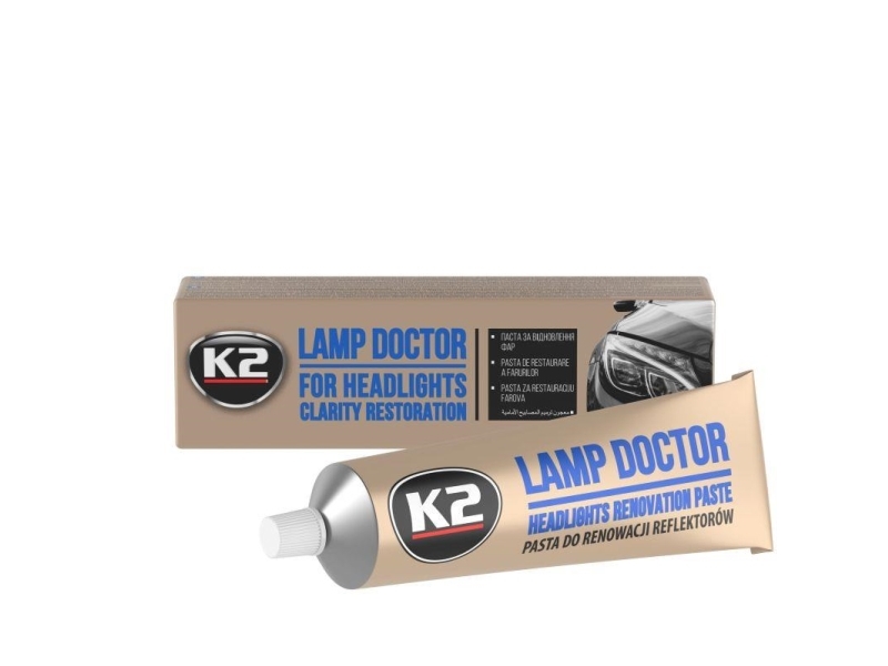 K2 LAMP DOCTOR pasta för regenerering av strålkastare, 60 g