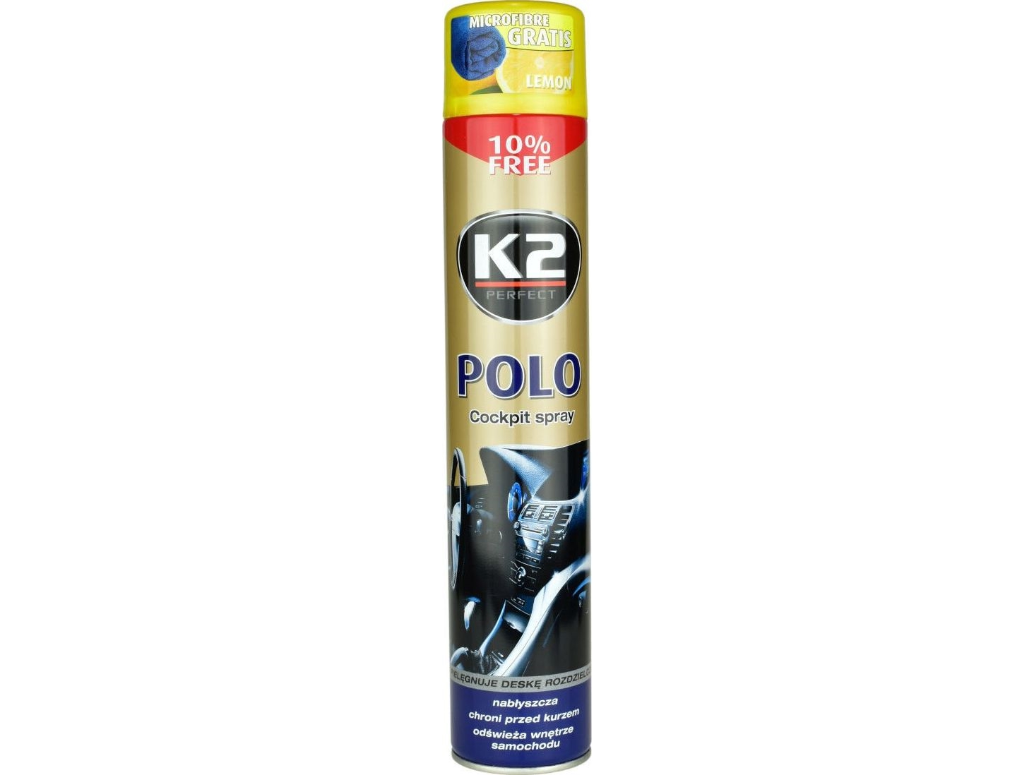 K2 Cockpit shine K2 Polo Cockpit spray - Lemon 750ml universal (3894-univ) - 3894-univ