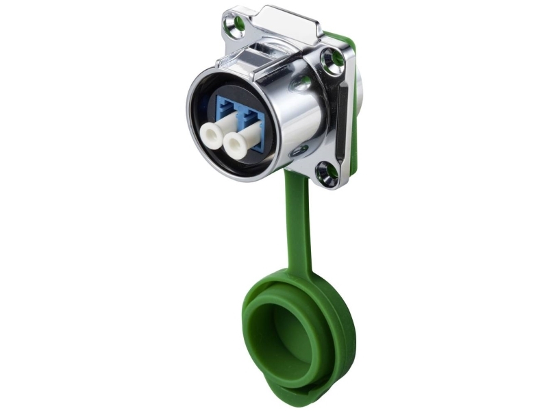 Tru Components Tc-12770484 Lc-Unterputzstecker, 4-Loch-Flansch Ip67 Mit Abdeckung 1 Stk