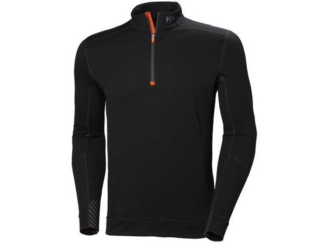 Helly Hansen Lifa Merino termoundertrøje, sort, str. XL