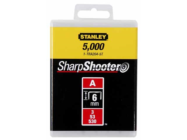Stanley Klammern Typ A, Klemmen-, Bolzen- & Nagel-Sortiment, 1000 Stück(E), 4 Mm, Tr40 Tr150l, Box