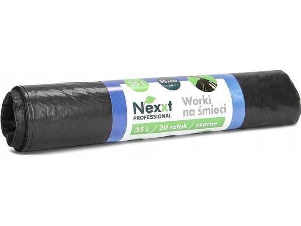 NEXXT affaldspose-ruller 35L LDPE sort (20)