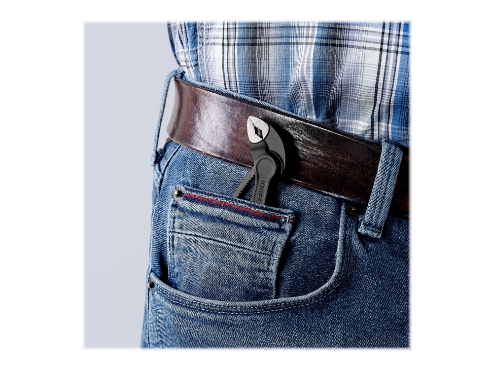 Knipex Cobra XS, Liukupihdit, 2,4 cm, metalli, musta, 100 mm, 63 g, Knipex Cobra XS, liukupihdit, 2,4 cm, metalli, musta, 100 mm, 63 g