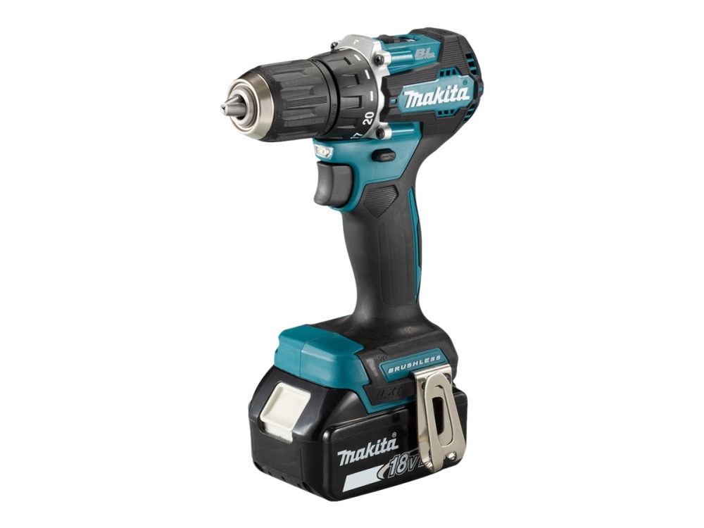 Makita Ddf487rtj Akumuliatorinis Gręžtuvas 18V, 2X 5,0 Ah Li-Ion, 40/23Nm, Bl-Motor, Makpack
