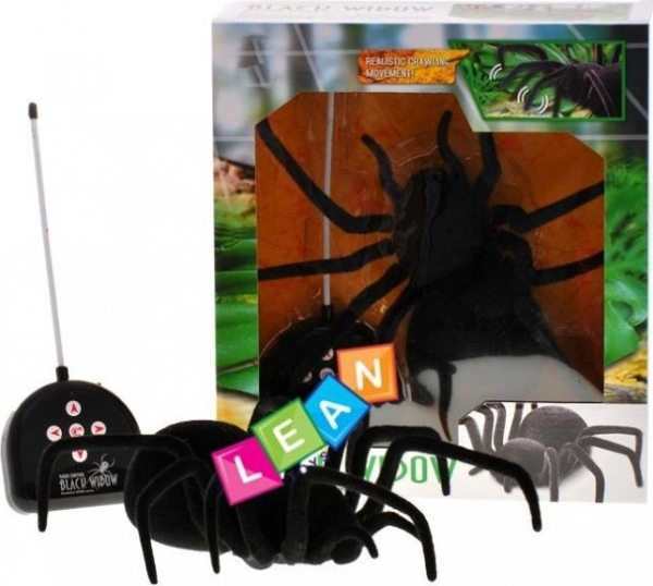 Lean Sport Stor behåret fjernstyret edderkop Black Widow
