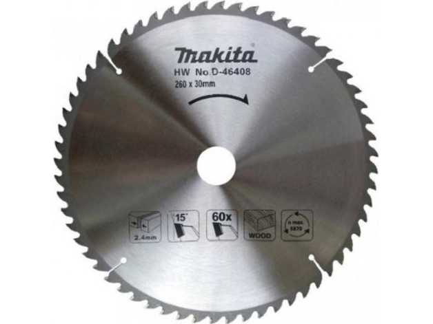 Träskiva 260x30mm Z60 [D-46408] | Elverktyg - DIY - Elverktyg 230V - Cirkelsåg | GameStuff