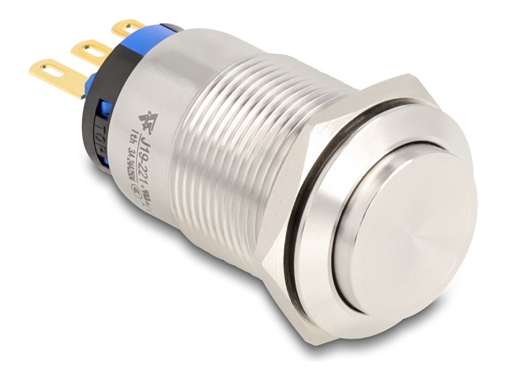 Delock 20985, Silber, Nickel, Edelstahl, 230 V, 3 A, 43 Mm, 25 Mm
