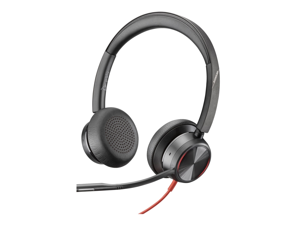 Poly Blackwire 8225 - Blackwire 8200 Serie - Headset - On-Ear - Kabelgebunden - Aktive Geräuschunterdrückung - Usb-C - Schwarz - Zertifiziert Für Mic