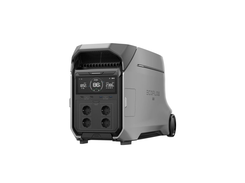 EcoFlow Delta Pro 3 - Bärbar kraftstation - AC 200-240 V - 4000 Watt - litium järn fosfat - Bluetooth, Wi-Fi, CAN - utgångskontakter: 8 - Europa | Huset - Solpaneler & batterier - Kraftverk | GameStuff
