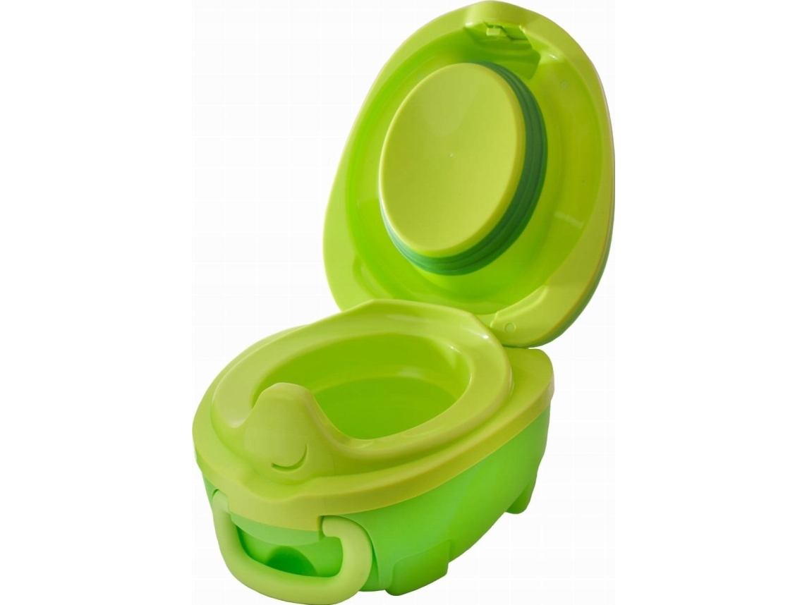 Mokomasis nešiojamas naktipuodis My Carry Potty, dinozauras, žalios spalvos