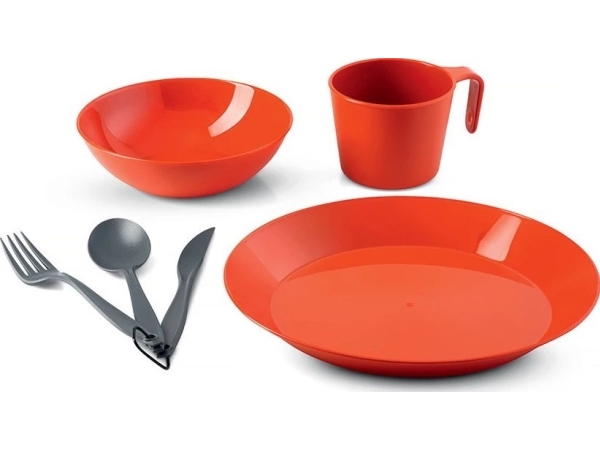 GSI Outdoors Cascadian bordservice til 1 person, terracotta