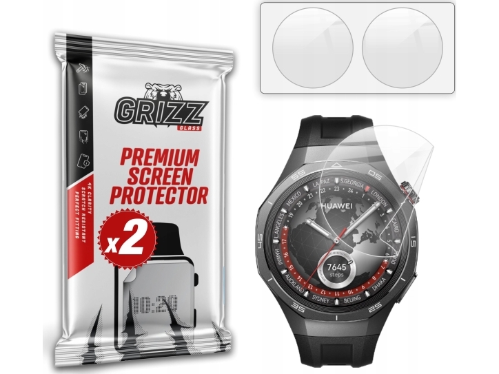 Grizzglass Keramikfolie Grizzglass Ceramicfilm Für Huawei Watch Gt 5 Pro 42Mm