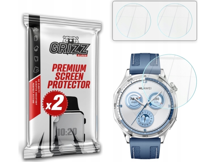 Grizzglass Hybridglas Für Huawei Watch Gt 5 46Mm