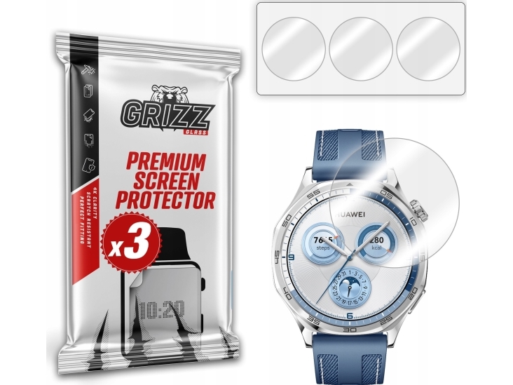 Grizzglass Hydrogel-Folie Für Huawei Watch Gt 5 46Mm