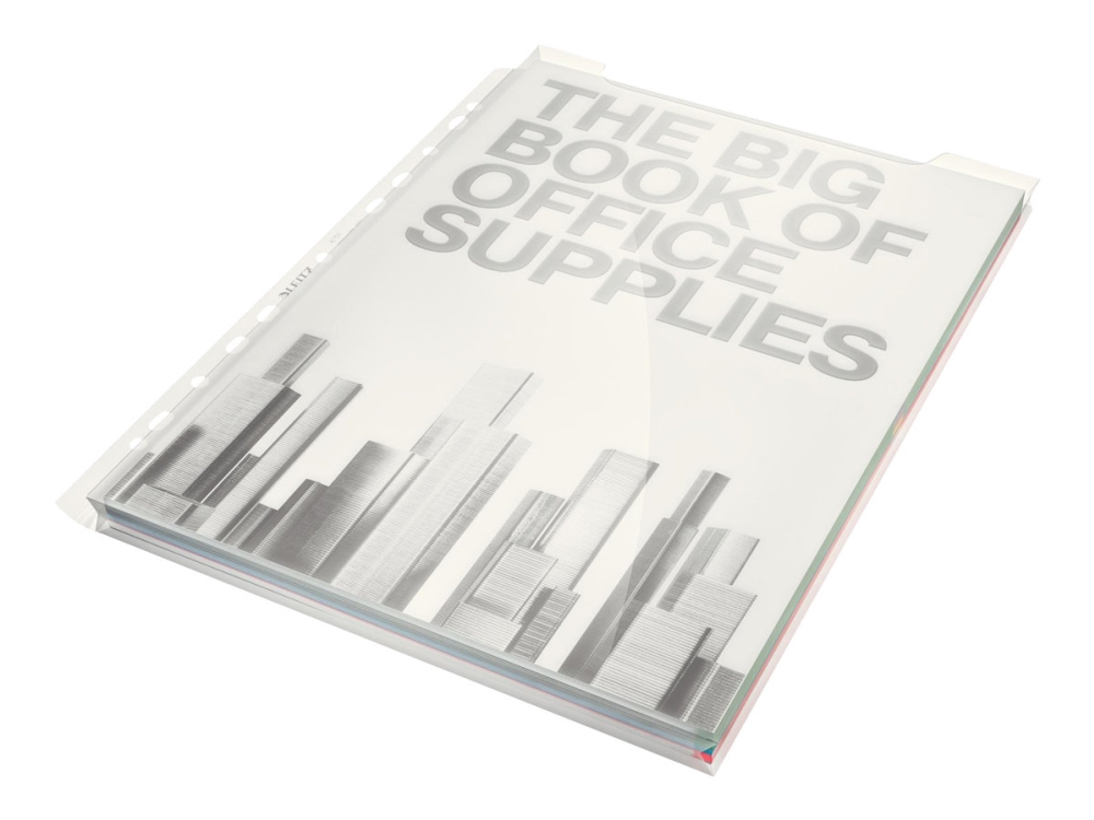 Kataloglomme, Leitz, med lomme A4, glasklar, pakke a 5 stk | Arkivering - Elastikmappar & Chartekker - Plastficka | GameStuff