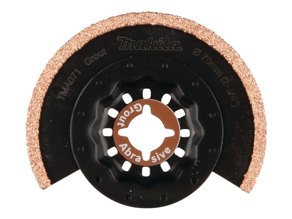 Makita Tma071 - Segmentsavklinge - For Fiberglas, Fugemasse, Ventileret Beton, Epoxy, Glasfiberforstærket Plastik - 70 Mm - Kornstørrelse: 50