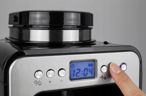 Caso Coffee Compact electronic, Kaffeb&ouml;nor, Inbyggd kvarn, 600 W, Svart, Rostfritt st&aring;l