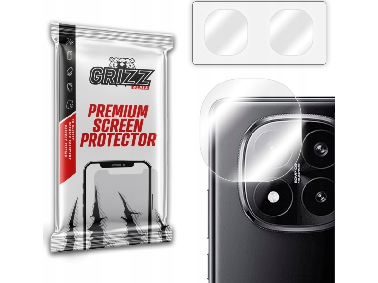 Grizzglass Hybridglass Kameraglas Til Xiaomi Redmi Note 14 Pro Plus