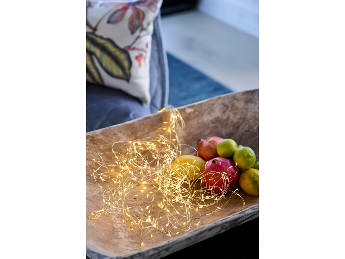 Sirius Home 30726, Silver, Transparent, 200 lamp(s), Non-changeable bulb(s), 6 W, Warm white, 150 cm