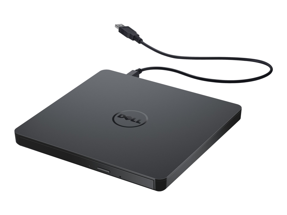 Dell - Disk drev - DVD±RW - USB 2.0 - ekstern - sort - for Chromebook 3110, 3110 2-in-1  OptiPlex 30XX, 7080  Precision 3260, 7670  Vostro 15 3510