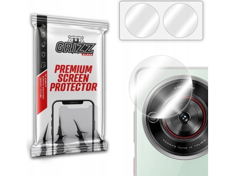 Grizzglass Kameraprotektor (Hybridglass) Til Zte Blade A75 5G