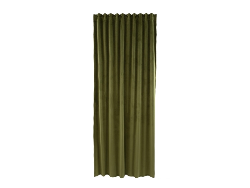 Domoletti CURTAIN VELVET W537628/37 140x260 DGREEN