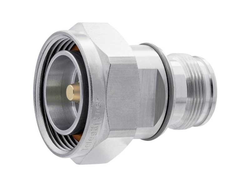 Telegärtner 100024543 100024543 7-16-Adapter 4.3-10-Bøsning - 7-16-Din-Stik 1 Stk