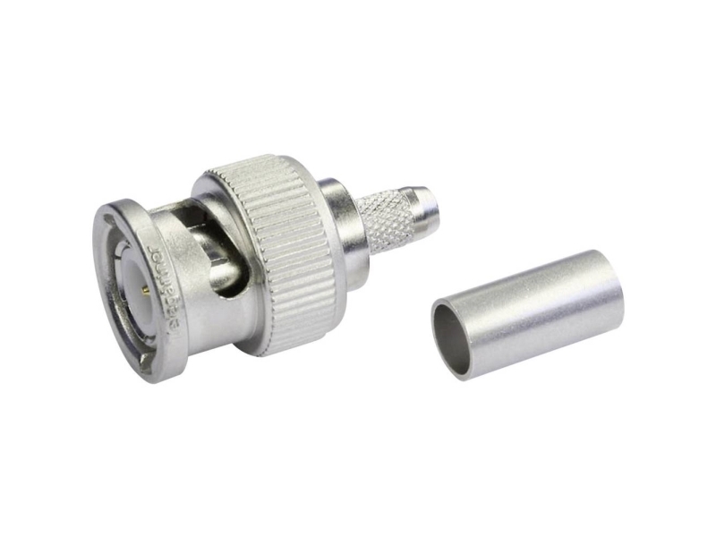 Telegärtner 100023503 100023503 Bnc-Stikforbindelse Stik, Lige 50 Ω 1 Stk
