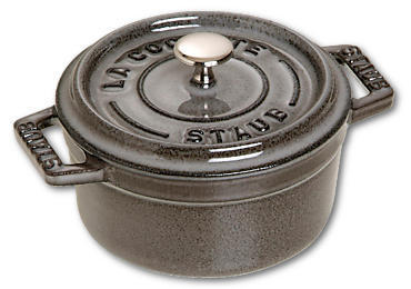 Staub Minis, En stekpanna, Grå, Gjutjärn, 0,25 l, 10 cm, 700 g | Köksutrustning - Grytor & pannor - Pannor | GameStuff